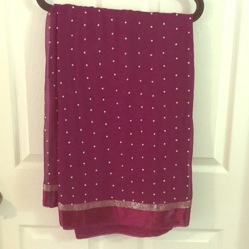 Indian purple saree
